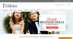 Desktop Screenshot of littletuxedos.com